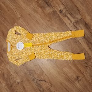BNWT Little Sleepies Golden Poppies 18-24 zippy